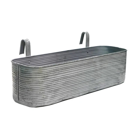 Outdoor Small Matlock Window Box Planter Galvanised Iron - Vintage Rustic Appeal Quality Home Decor Garden & Outdoor Living and Gifts