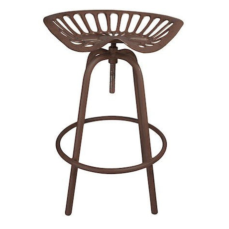 Outdoor Tractor Stool Garden Chair - Rusty Finish Quality Home Decor Garden & Outdoor Living and Gifts