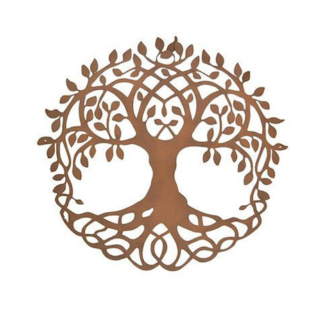 Outdoor Wall Art - Celtic Tree of Life 60cm - Rusty Finish Quality Home Decor Garden & Outdoor Living and Gifts