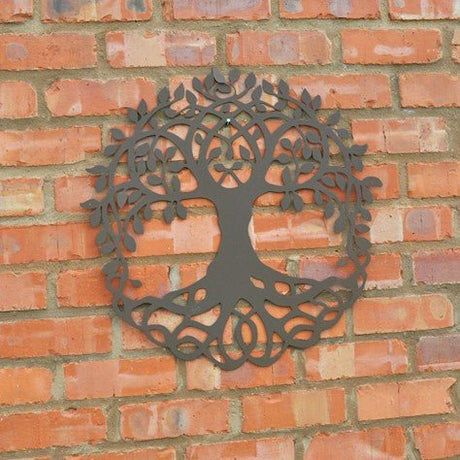 Outdoor Wall Art - Celtic Tree of Life 99cm - Rusty Finish Quality Home Decor Garden & Outdoor Living and Gifts