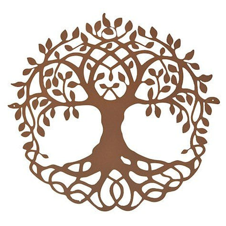 Outdoor Wall Art - Celtic Tree of Life 99cm - Rusty Finish Quality Home Decor Garden & Outdoor Living and Gifts