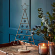 Pewter Christmas Tree with Star Iron Quality Home Decor Garden & Outdoor Living and Gifts