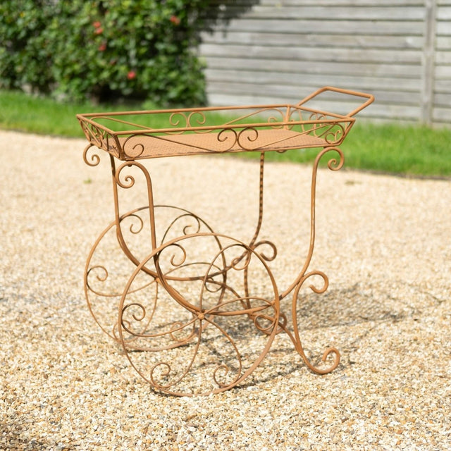 Planter Trolly - Garden Occasional Table - Vintage Green Quality Home Decor Garden & Outdoor Living and Gifts