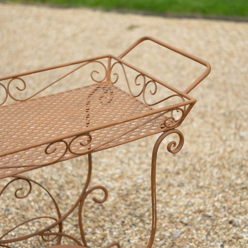 Planter Trolly - Garden Occasional Table - Vintage Green Quality Home Decor Garden & Outdoor Living and Gifts