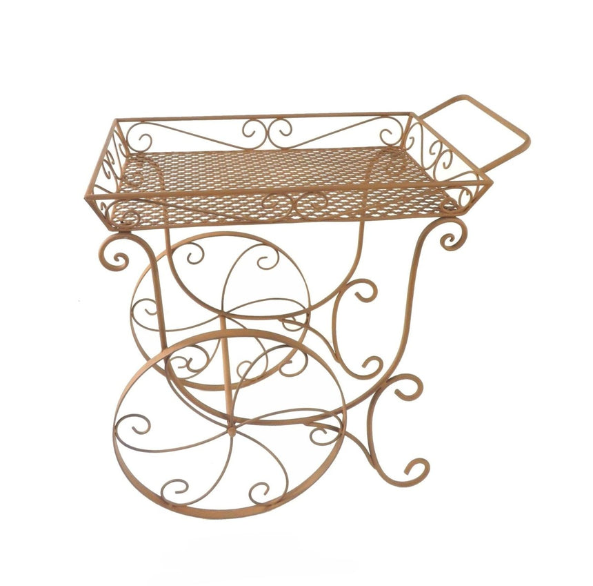 Planter Trolly - Garden Occasional Table - Vintage Green Quality Home Decor Garden & Outdoor Living and Gifts