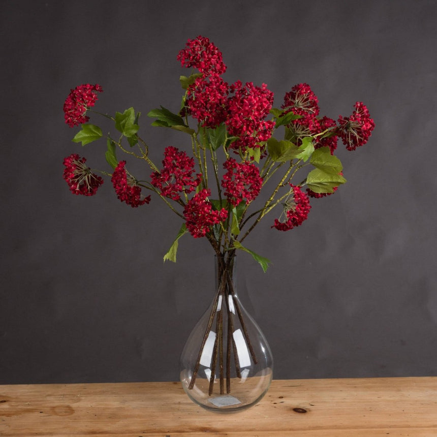 Red Autumnal Viburnum - Luxury Artificial Flower Single Stem Luxury Home Decor Garden & Outdoor And Gifts