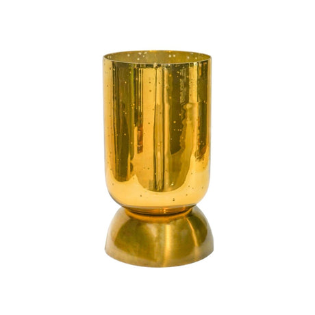 Regency Metalic Tiered Vase Gold H23.5cm D15cm Luxury Home Decor Garden & Outdoor And Gifts