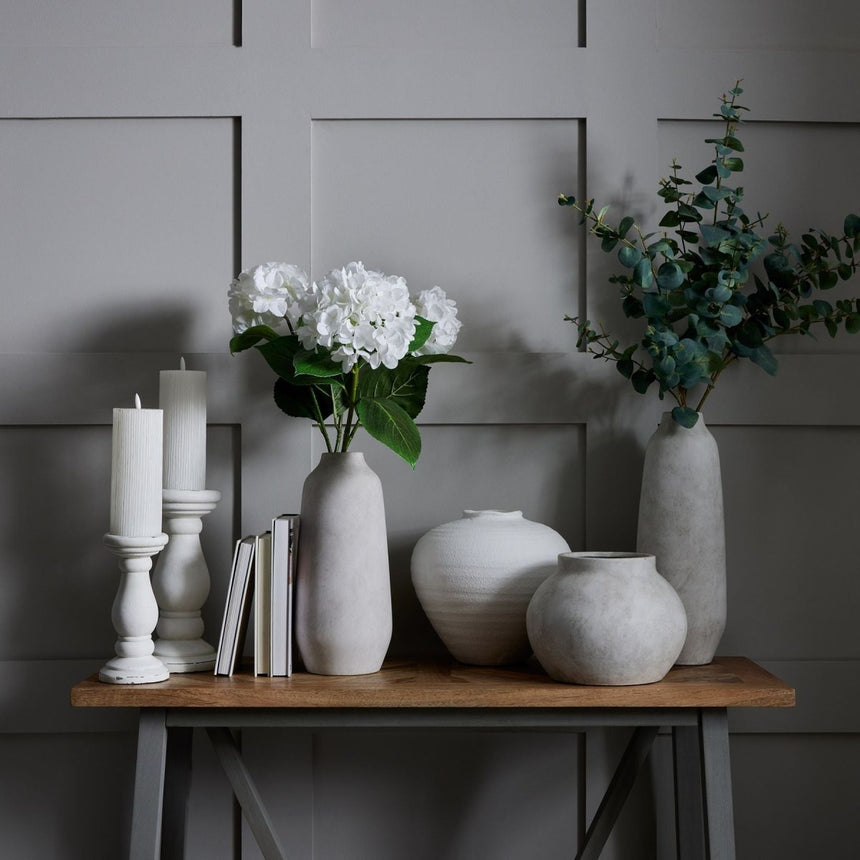 Regola Matt White Ceramic Vase Luxury Home Decor Garden & Outdoor And Gifts