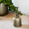 Royal Kew Gardens Metal Plant Mister - Matt Brass Finish & Comes in a Gift Box Luxury Home Decor Garden & Outdoor And Gifts