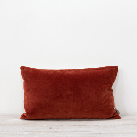 Rust Sofa/Chair Cushion - 100% Cotton, Luxury Feather Pad, Modern Style, 30x50cm Quality Home Decor Garden & Outdoor Living and Gifts