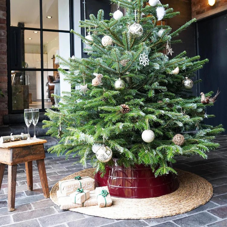 Seagrass Christmas Tree Mat - Natural Brown 120cm Quality Home Decor Garden & Outdoor Living and Gifts
