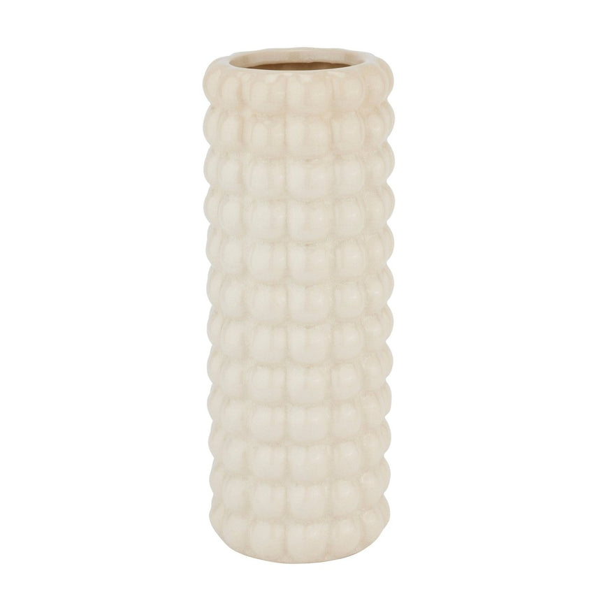 Seville Collection Cream Bubble Vase Luxury Home Decor Garden & Outdoor And Gifts