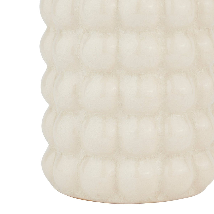 Seville Collection Cream Bubble Vase Luxury Home Decor Garden & Outdoor And Gifts