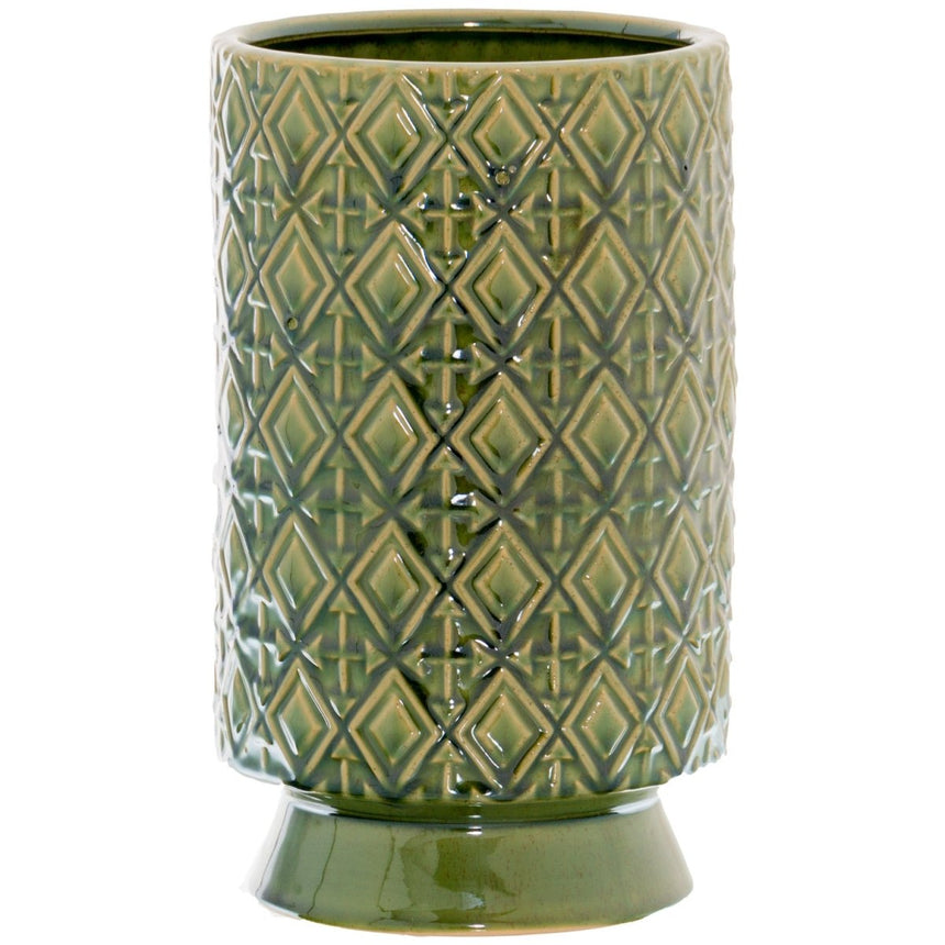 Seville Collection Olive Paragon Vase - Decorative Ceramic Vases UK Luxury Home Decor Garden & Outdoor And Gifts