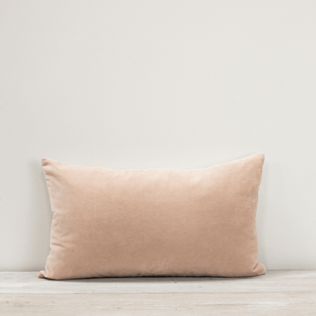 Shell Peach Sofa/Chair Cushion - 100% Cotton, Luxury Feather Pad, Modern, 30x50cm Quality Home Decor Garden & Outdoor Living and Gifts