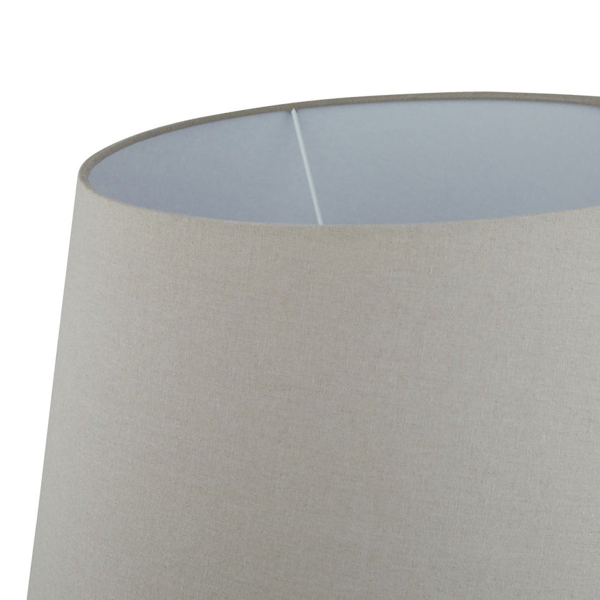 Siena Brown Round Table Lamp With Linen Shade Luxury Home Decor Garden & Outdoor And Gifts