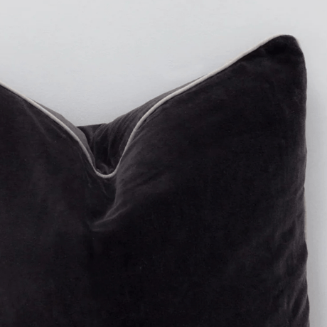 Slate Grey Sofa/Chair Cushion - 100% Cotton, Luxury Feather Pad, Modern, 50x50cm Quality Home Decor Garden & Outdoor Living and Gifts