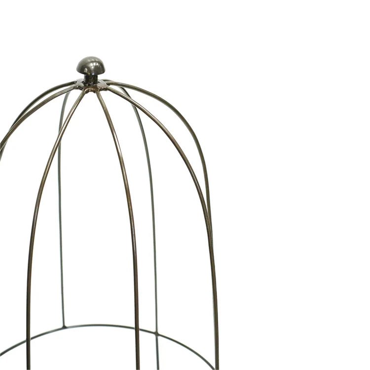Small Outdoor Garden Metal Plant Support Zinc Finish - Frost Resistant, Outdoor Coating Quality Home Decor Garden & Outdoor Living and Gifts
