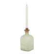 Smoked Sage and Aged Brass Large Candle Holder Vase Luxury Home Decor Garden & Outdoor And Gifts