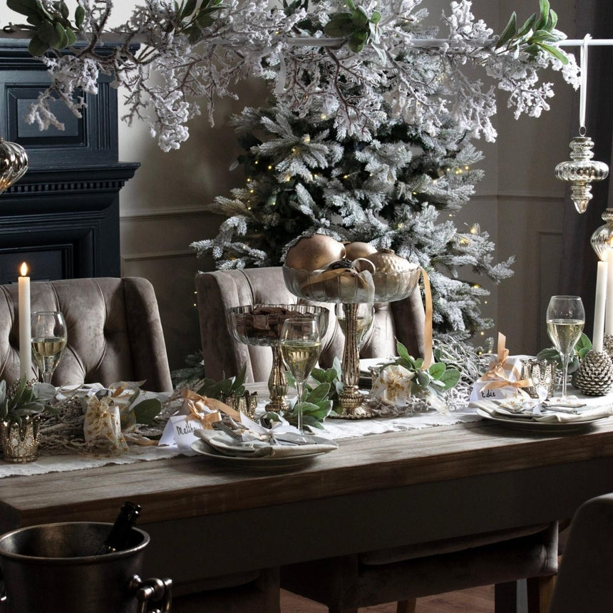 Deck the Halls Realistic Artificial Snowy Winter Garland Luxury Home Decor Garden & Outdoor And Gifts