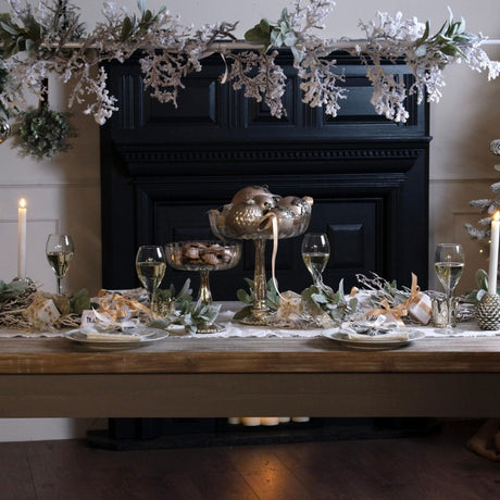 Deck the Halls Realistic Artificial Snowy Winter Garland Luxury Home Decor Garden & Outdoor And Gifts