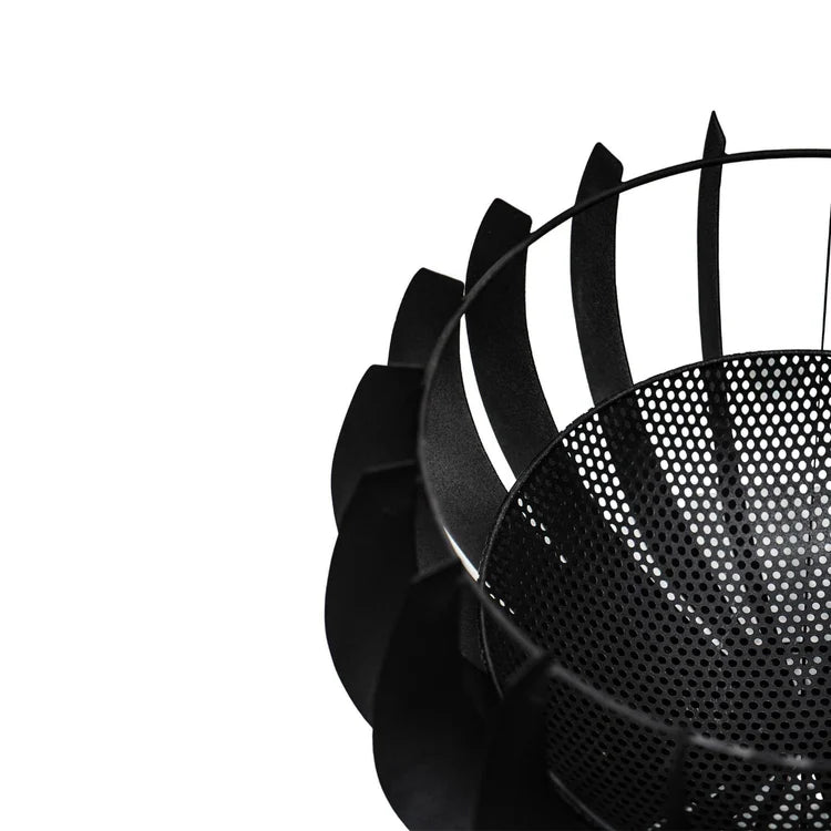 Solis Garden Small Modern Fire Pit/Bowl Matt Black Steel - Frost Resistant UV Stable Quality Home Decor Garden & Outdoor Living and Gifts