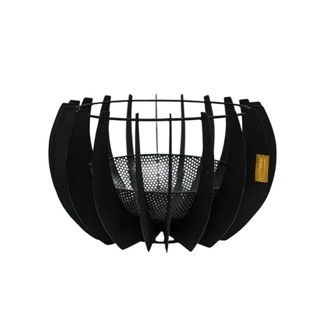 Solis Garden Small Modern Fire Pit/Bowl Matt Black Steel - Frost Resistant UV Stable Quality Home Decor Garden & Outdoor Living and Gifts