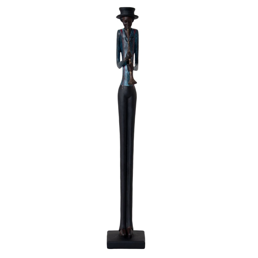 Standing Jazz Band Trumpeter - Decorative Ornaments UK Luxury Home Decor Garden & Outdoor And Gifts