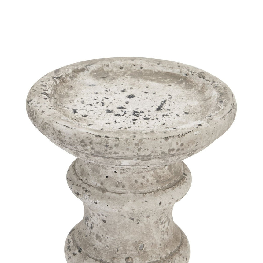 Stone Ceramic Column Candle Holder - Designer Luxury Candle Holders Luxury Home Decor Garden & Outdoor And Gifts