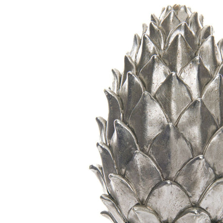 Tall Large Silver Pinecone Finial Luxury Home Decor Garden & Outdoor And Gifts