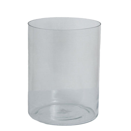 Tasman Glass Cylinder Vase Large - Glass Vases for Flowers UK Luxury Home Decor Garden & Outdoor And Gifts