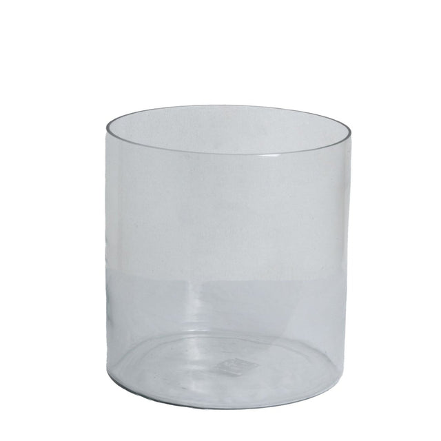 Tasman Glass Cylinder Vase Medium - Glass Vases for Flowers UK Luxury Home Decor Garden & Outdoor And Gifts