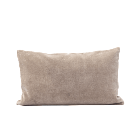 Taupe Grey Sofa/Chair Cushion - 100% Cotton, Luxury Feather Pad, Modern, 30x50cm Quality Home Decor Garden & Outdoor Living and Gifts