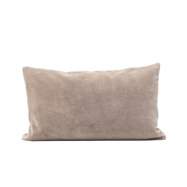 Taupe Grey Sofa/Chair Cushion - 100% Cotton, Luxury Feather Pad, Modern, 30x50cm Quality Home Decor Garden & Outdoor Living and Gifts