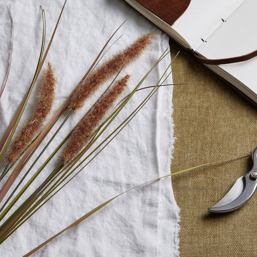 Terracotta Triple Grass - Luxury Artificial Flower Single Stem Luxury Home Decor Garden & Outdoor And Gifts