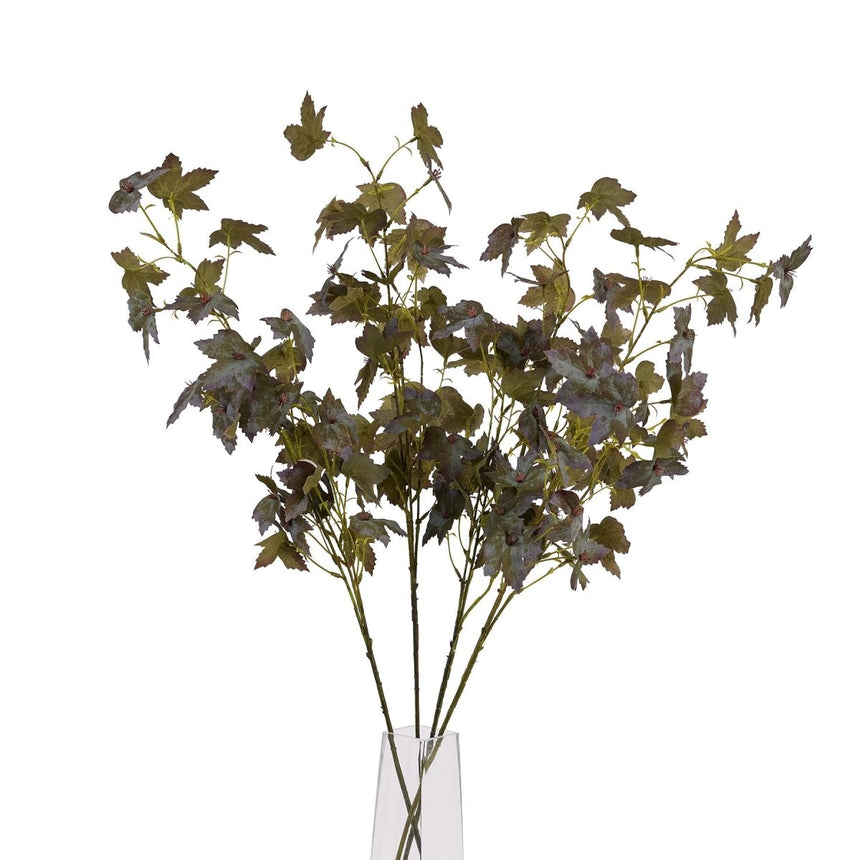 Variegated Maple Leaf - Luxury Artificial Flower Single Stem Luxury Home Decor Garden & Outdoor And Gifts