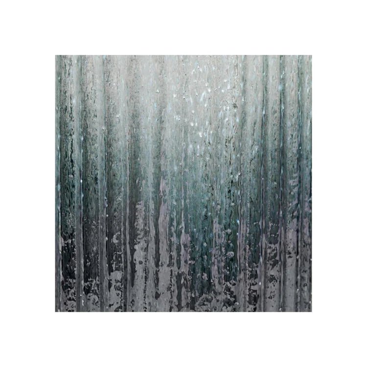 Verre Frosted Ribbed Glass Atlantic Blue Planter H14Cm W15Cm Luxury Home Decor Garden & Outdoor And Gifts