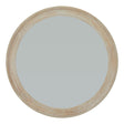 Washed Wood Round Framed Large Mirror 120cm - Wall Mirrors UK Luxury Home Decor Garden & Outdoor And Gifts