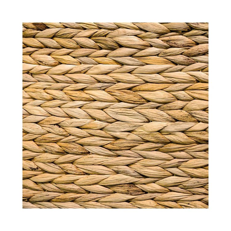 Water Hyacinth Christmas Tree Skirt Round - Foldable, Natural Brown Quality Home Decor Garden & Outdoor Living and Gifts