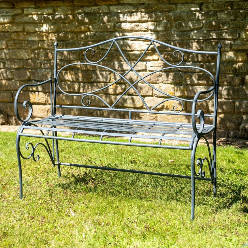 Westminster Garden Bench - Grey Stone - Fully Assembled Quality Home Decor Garden & Outdoor Living and Gifts