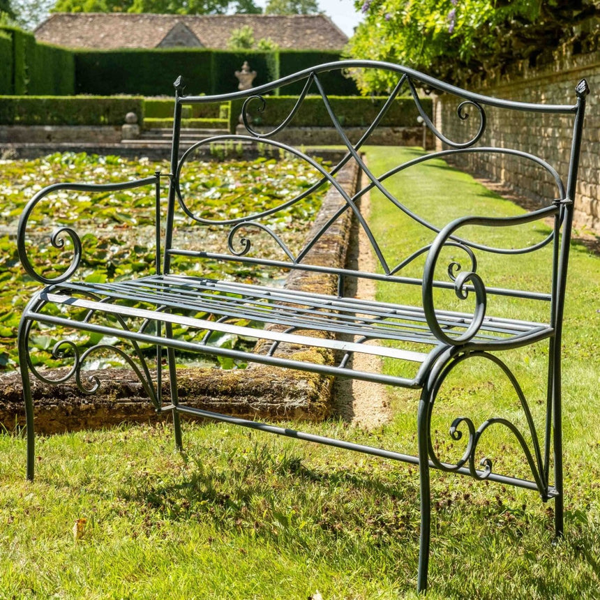 Westminster Garden Bench - Grey Stone - Fully Assembled Quality Home Decor Garden & Outdoor Living and Gifts