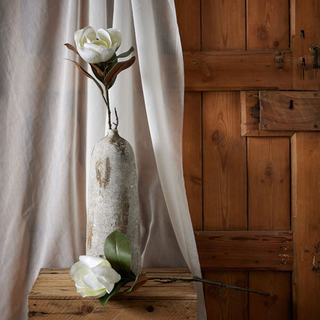 White Magnolia - Luxury Artificial Flower Single Stem Luxury Home Decor Garden & Outdoor And Gifts