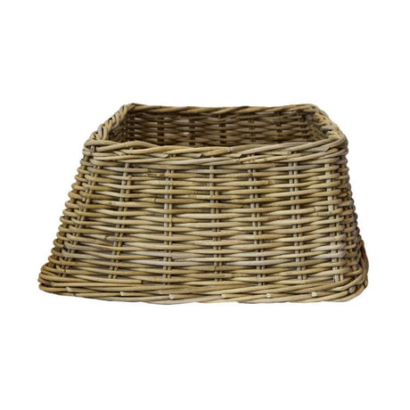 Wicker Christmas Tree Skirt - Square, Natural & Brown Quality Home Decor Garden & Outdoor Living and Gifts
