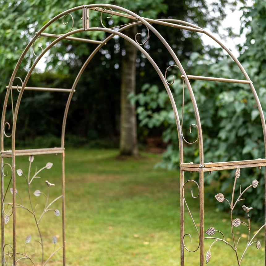 Woodland Garden Arch - Rusty Finish Quality Home Decor Garden & Outdoor Living and Gifts