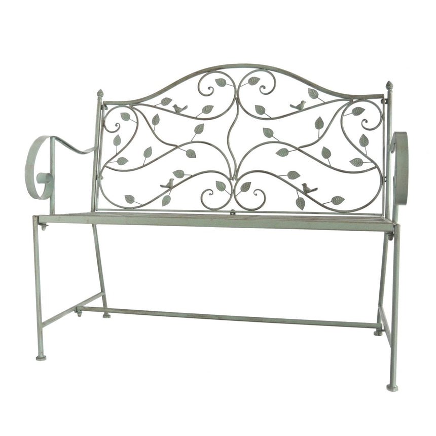 Woodland Garden Bench - Green Quality Home Decor Garden & Outdoor Living and Gifts