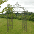 Woodland Garden Gazebo - Antique Green Rust Finish Quality Home Decor Garden & Outdoor Living and Gifts